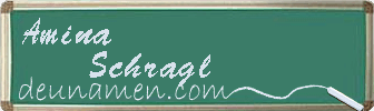 Amina Schragl Visitenkarte